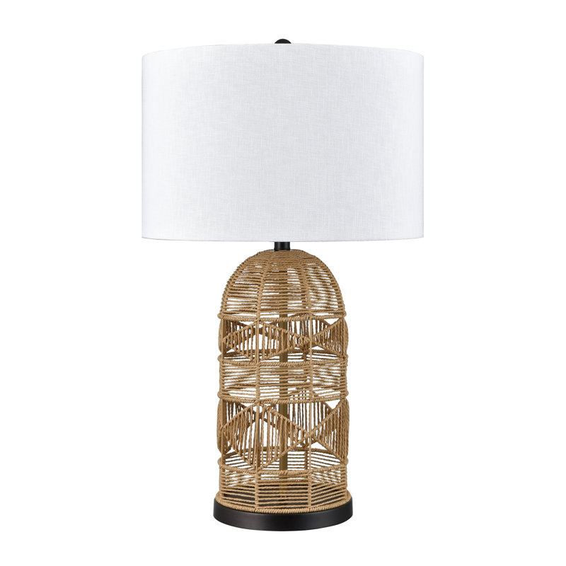 Lampe de table 1 lumière de 30 po de hauteur Peckham - Naturel