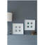 Boîte murale décorative 15,57 x 1,2 x 15,7 po S / 2