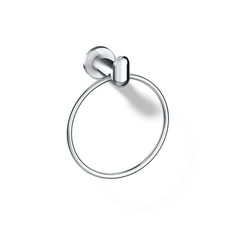 Kumin Towel Ring, Polished Chrome