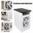 End Table With Charging Station, Nightstand With Adjustable Shelf, Wooden Side Table With Storage For Living Room, Bedroom