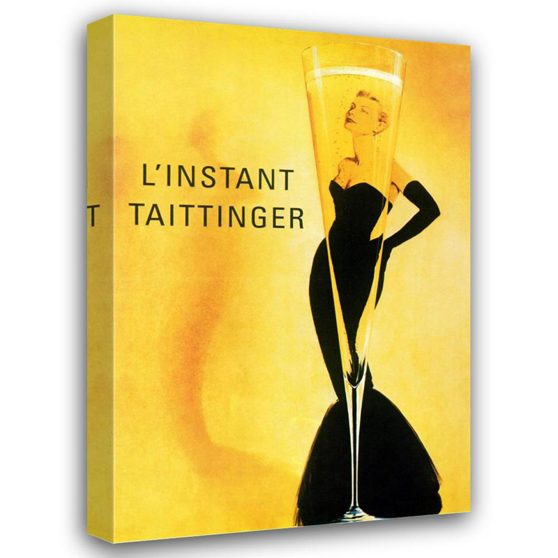 «The Instant Taittinger» (Grace Kelly), H 40 po x l 27 po