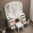 Antique Makeup Vanity Desk with Triple Mirror, 6-Drawer Dressing Table Set Including Stool, Full Length Mirror for Bedroom Dressing Room, White