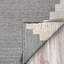 Tapis intérieur / extérieur gris neige Tayseer-841926609