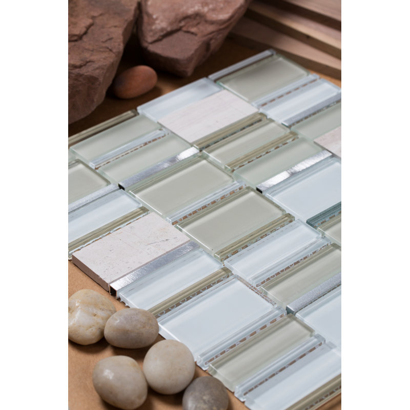 Tallia Stone Tile, Beige/White