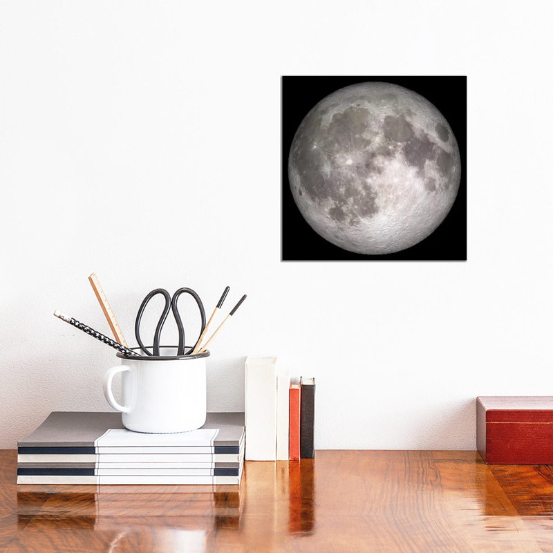 Full Moon II by Stocktrek Images - Wrapped Canvas Print, 30.48 cm H x 30.48 cm W