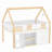 Full-size low loft bed