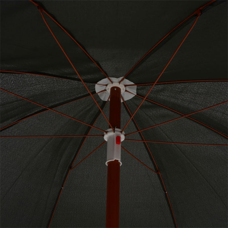 Emmalynn 155cm Market Parasol, Anthracite
