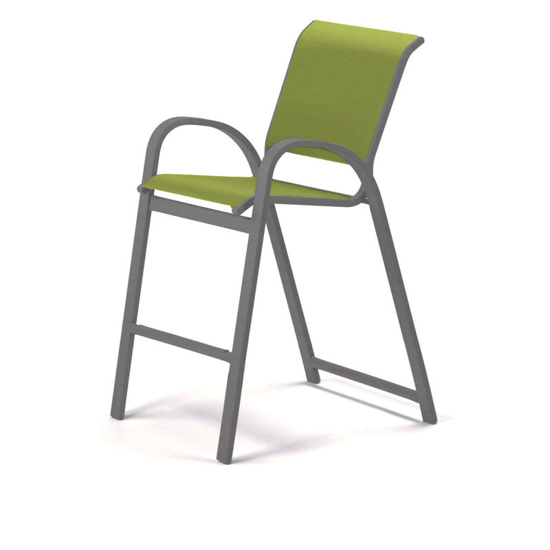 Tabouret de bar Holna, Lime 38D Sunbrella®, Kona texturé