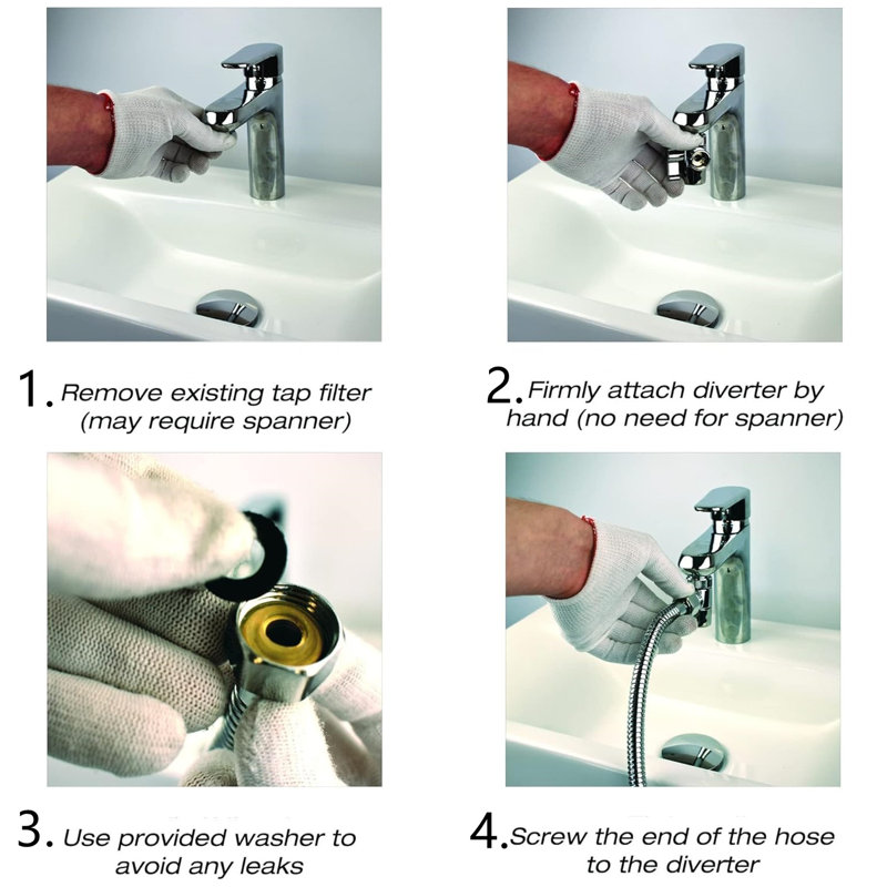 Brass Handheld Bidet Shower Head For Toilet And Bathroom,Portable,Silver