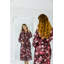 100% Cotton Velour Mid-Calf Bathrobe with Pockets-75051844