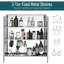 Armoire de salle de bain avec miroir en acier inoxydable 24 po x 26 po - pour ranger des articles de toilette et des accessoires efficaces