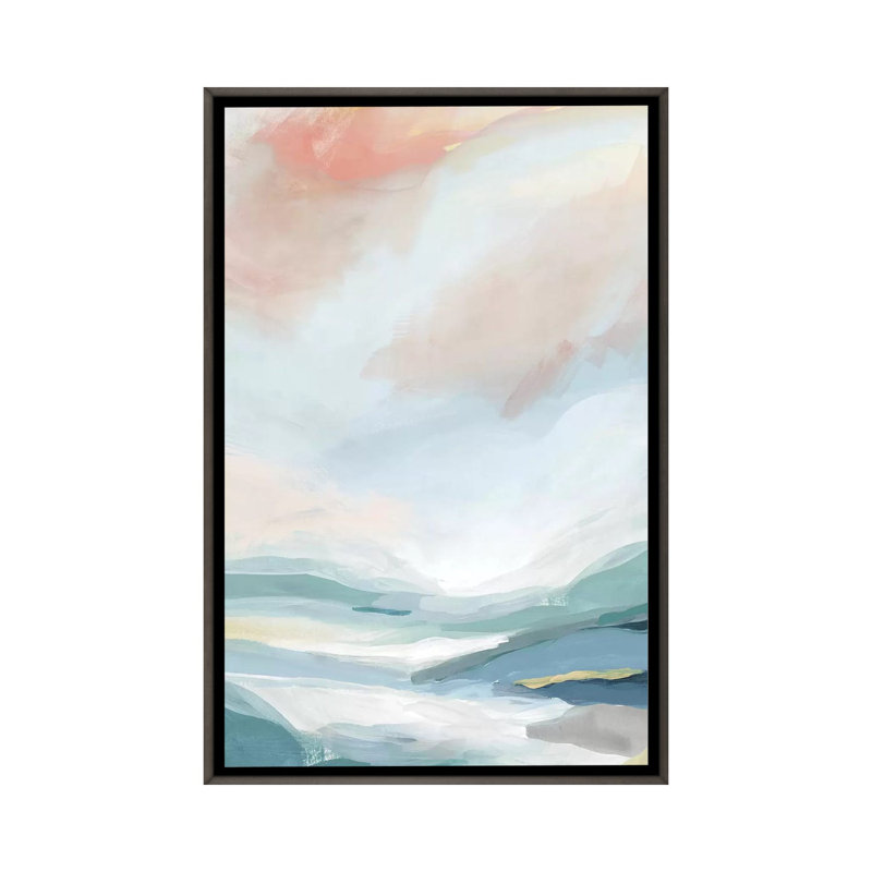 «Sweetness II» par Isabelle Z - reproduction d'art, H 48 po x l 32 po x P 1,5 po, Toile encadrée de bois rustique foncé