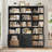 📚 71.3”H × 58.7”W Triple-Wide 6-Tier Bookcase with 4-Tier Open Shelves, 2 Cabinets & 2 Drawers | Tall Storage Cabinet for Home & Office Organization-1771671390