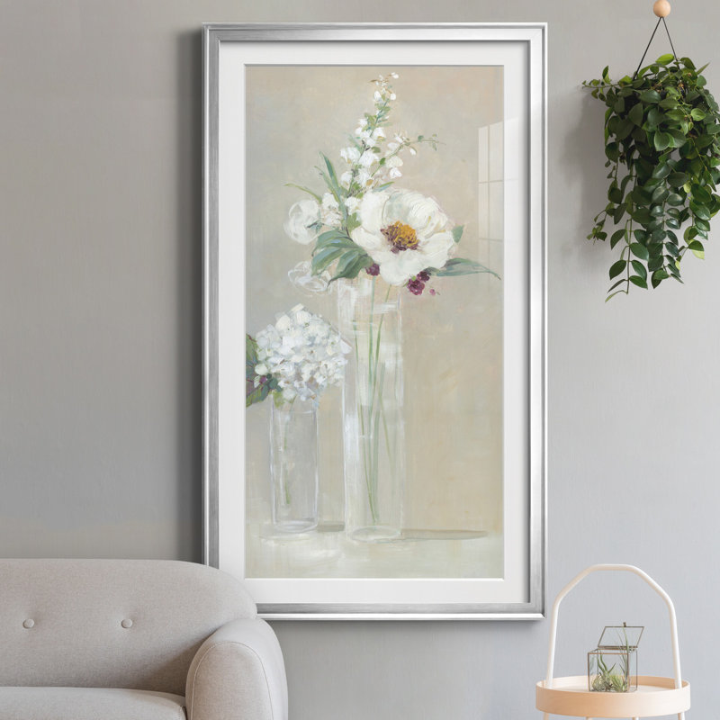 " Select Blooms ", 14.5" H x 26.5" W x 1.5" D, Silver