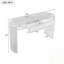 Console avec plateau ovale et deux tiroirs-304947806