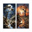 «Baobab Tree», ensemble de 2 reproductions d'art en métal-940296343