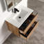 Meuble-lavabo flottant 30 po avec lavabo - armoire murale tout en bois avec tiroirs à fermeture en douceur, conception à dossier ouvert et plateau en céramique-2007626910-2007626909