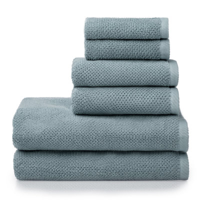 Ensemble de serviettes 6 pièces 100% coton Quaddiu