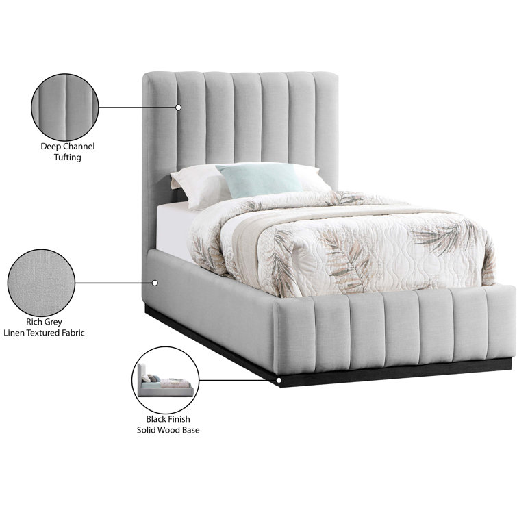 Kody Upholstered Panel Headboard - Thumbnail 3