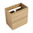 30" Bathroom Sink Vanity, Freestanding Oak Cabinet With 2 Drawers, Modern Design, Engineered Wood, Color Contrast Vanity - Undermount Double Drawer Accessory Engineering Wood