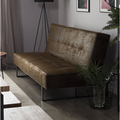 Liverpool 3 Seater Faux Leather Sleeper