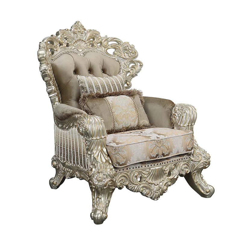 Fauteuil club capitonné Kanylah