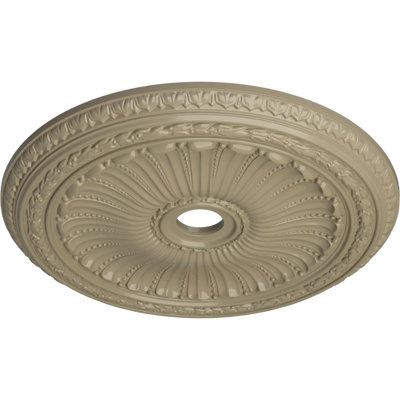 Endurathane Viceroy Ceiling Medallion, 35 1/8"OD x 4 7/8"ID x 2 1/2"P (Fits Canopies up to 4 7/8"), Hand-Painted Gobi Desert Finish