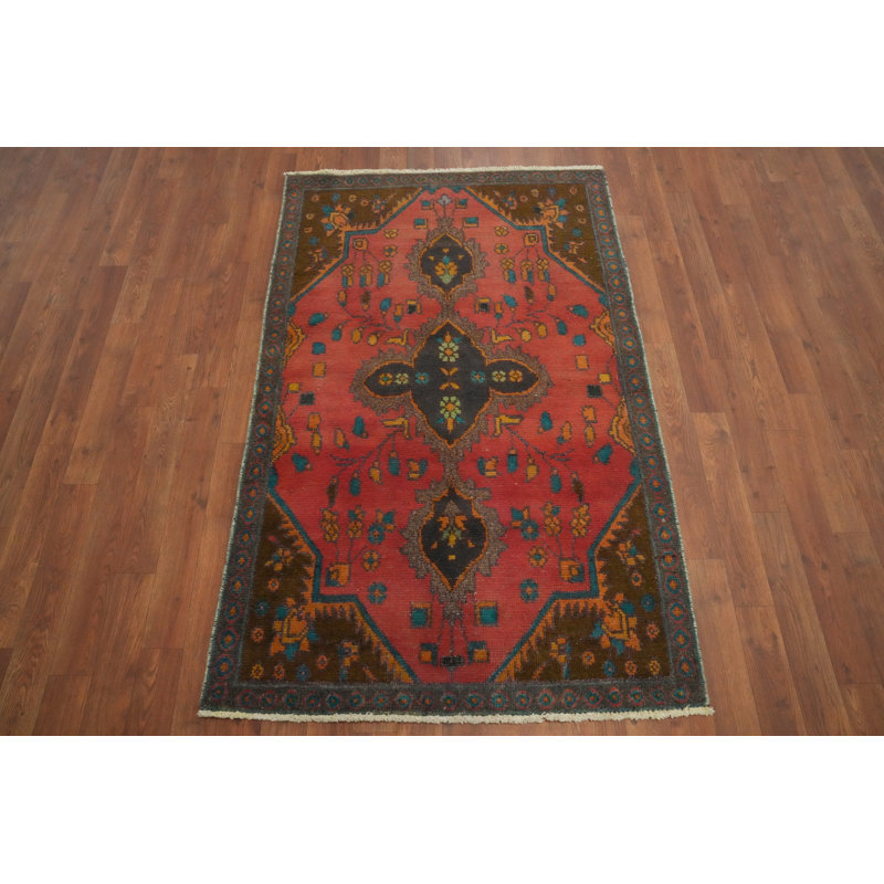 Tapis traditionnel en laine fait à la main 3 x 5