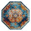 Tapis oriental bleu / rouge-152160659
