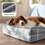 Lit orthopédique pour chien, canapé-lit lavable imperméable avec housse amovible, base antidérapante pour chiens de grande et moyenne taille-124927662-113294262