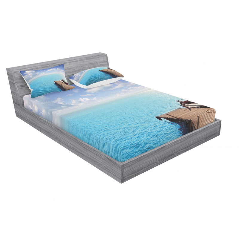 Microfiber Sheet Set, Full/Double Sheet Set with Fitted Sheet