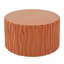 Table basse MGO texturée Terracotta Wave, préassemblée
