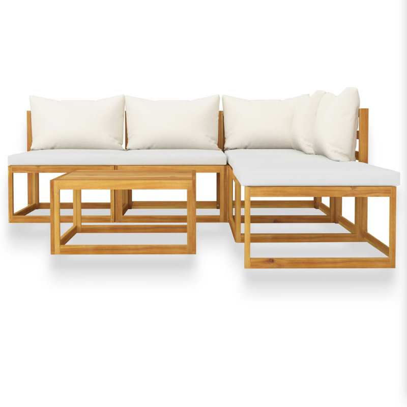 Ensemble de conversation modulaire 6 pièces, Crème