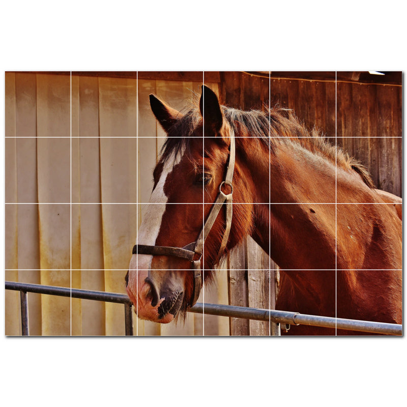 12'' x 12'' Satin Ceramic Decorative Mural