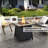 28-inch Square Propane Fire Pit Table 40,000 BTU Outdoor Gas Firepit with Auto-Ignition Cover-121037014
