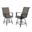 PVC-Coated Polyester 24 Swiveling Patio Bar Stool-187411245