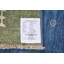 Tapis unique en laine noué à la main 6 pi 4 po x 9 pi 3 po nouvel âge en bleu marine et bleus