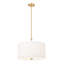 Luminaire suspendu moderne en or 18 pouces Linden-123223176