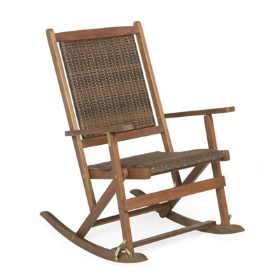 Chaise berçante pour l'extérieur
