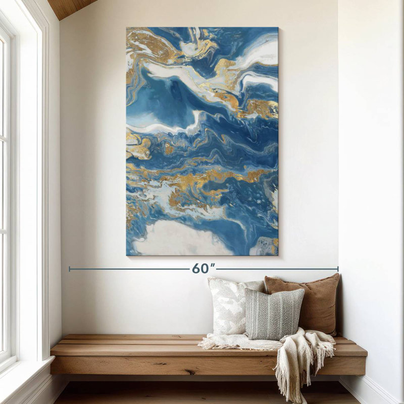 Avery Fluid Memories I, 51" H x 34" W