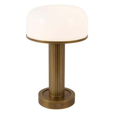 Vienna 9-in Black dimmable LED Table Lamp
