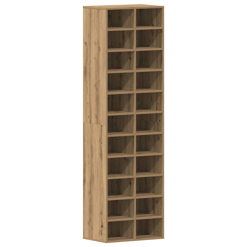 Shoe Storage Cabinet, Artisan Oak