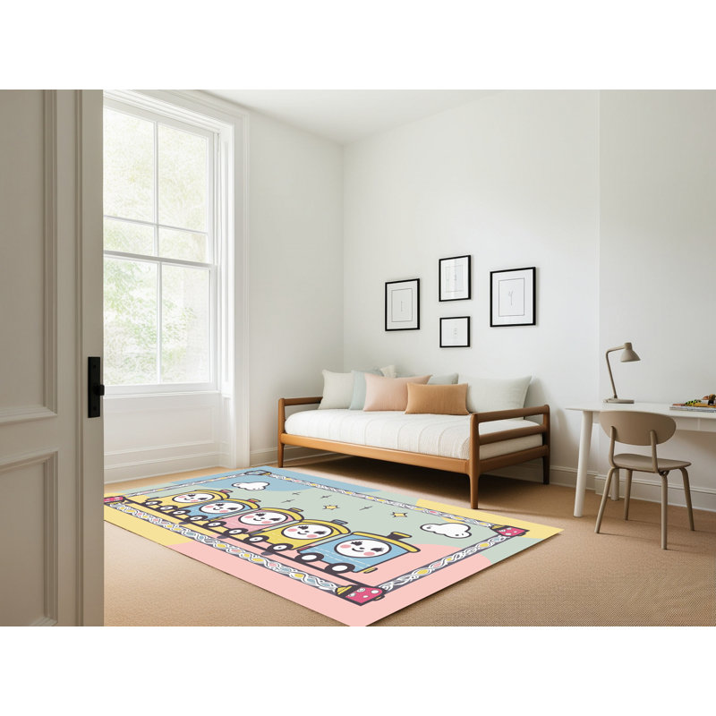 Tapis pour enfant Zoomie, Rectangle 5 pi x 7 pi