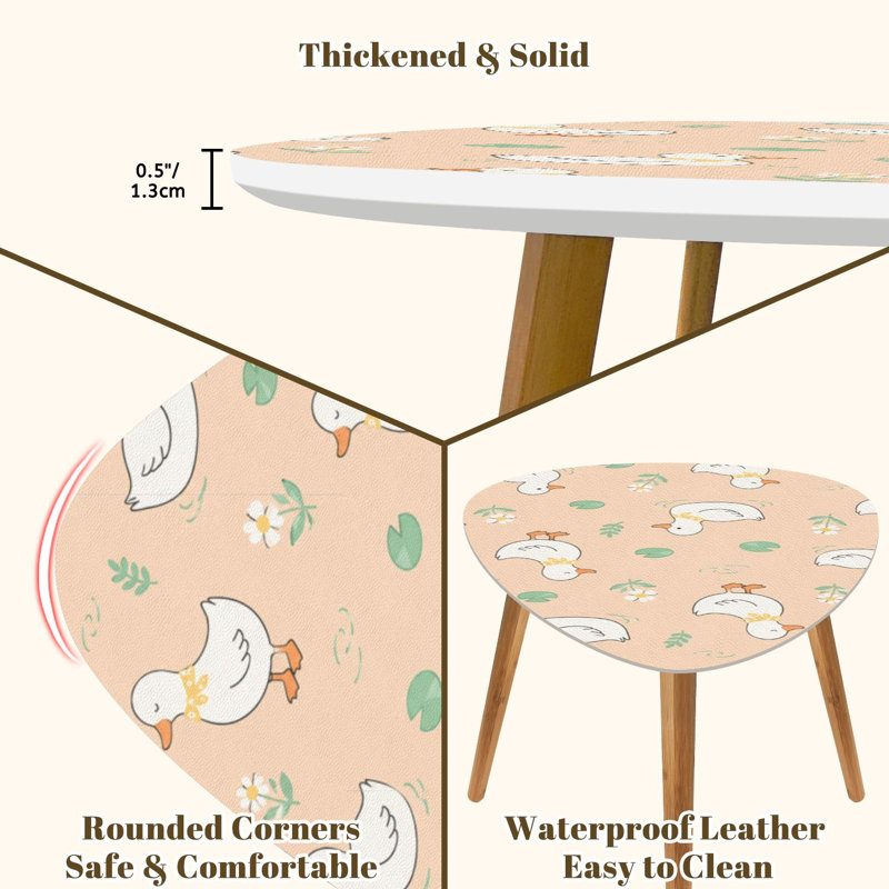 Ensemble de 2 tables gigognes Triangle Nesting