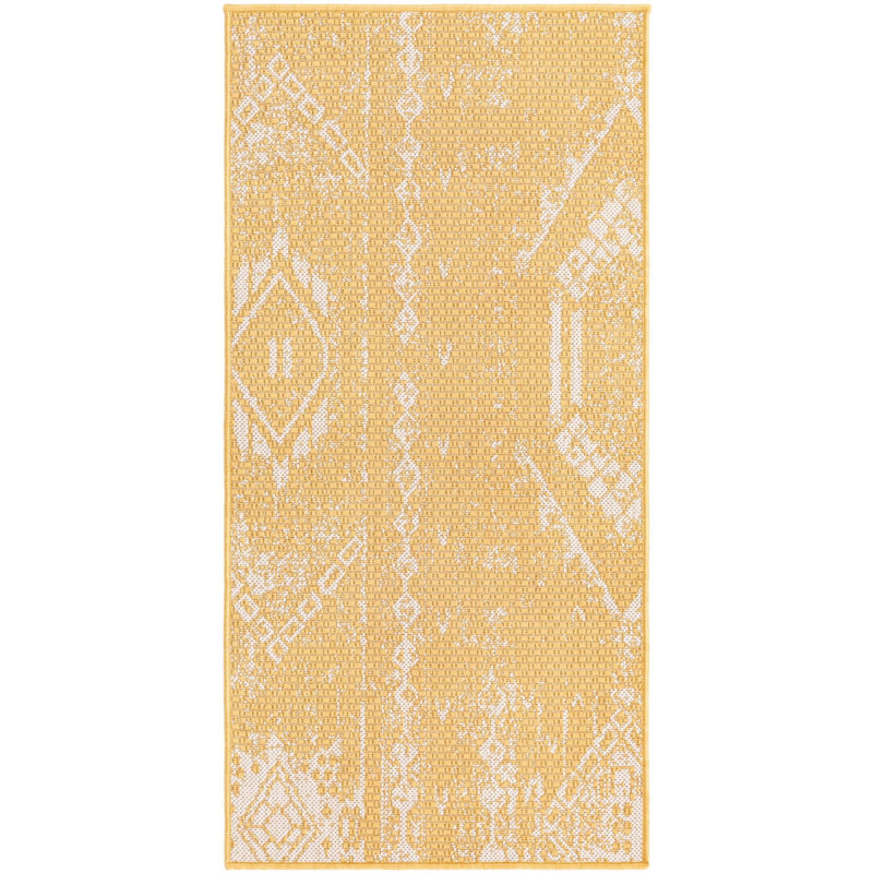 Broux Geometric Indoor / Outdoor Rug, Runner 2' x 4'