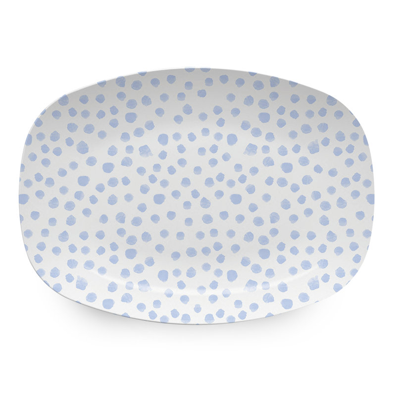 Traychic Resin Platter, Light Blue