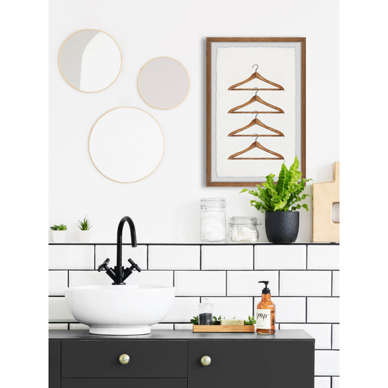 Clothes Hanger - Single Picture Frame Painting, 30cm H x 20cm W x 3.81cm D