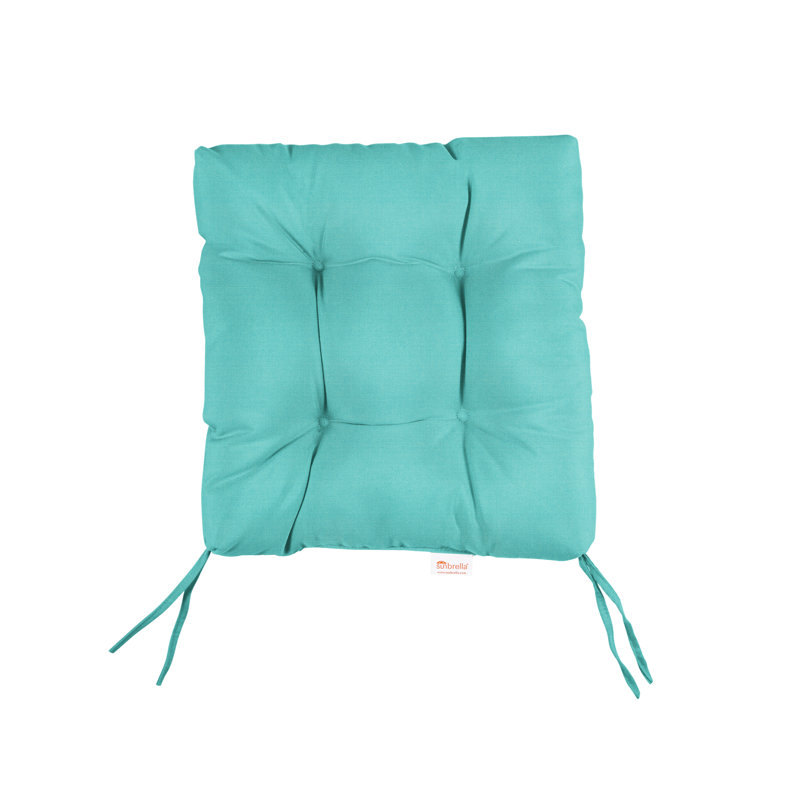 Sunbrella Outdoor 3'' Barstool Seat Cushion, 19" W x 19" D, Canvas Aruba