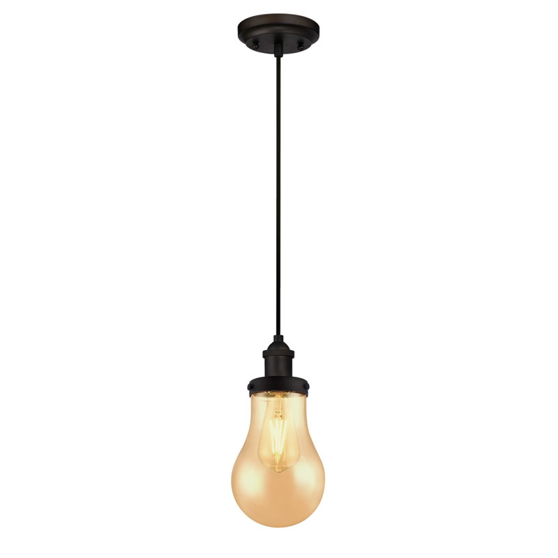 Signe 2-Light Outdoor Sconce, 160cm H x 14cm W x 14cm D, Black/Amber