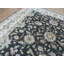 Tapis oriental gris anthracite noué à la main 9 po x 11 pi 5 po Oushak Ushak A6EA305AC64340468CD9E6B5B57851C1